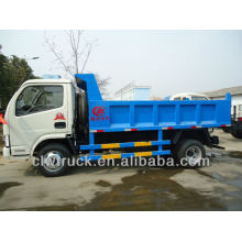 Dongfeng Small 4CBM Slip Cover Dump Truck,4x2 tipper truck